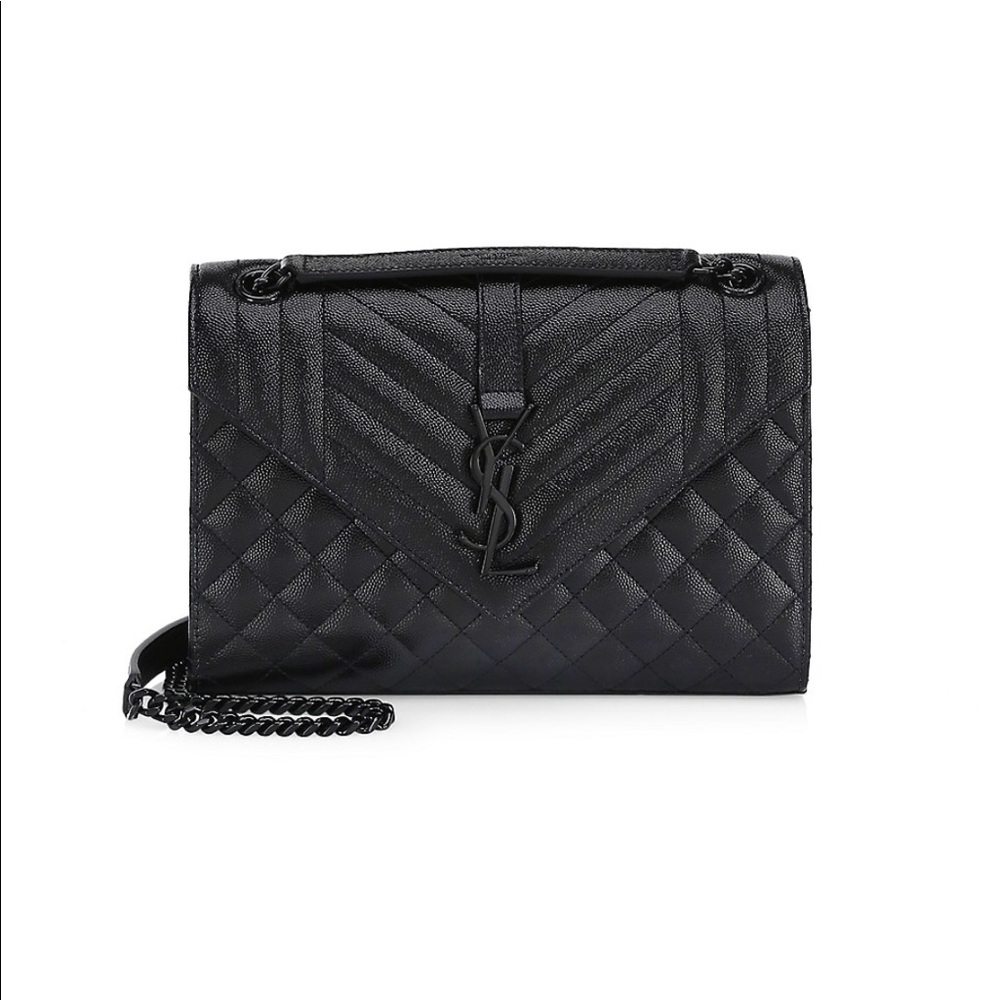 Medium Envelope Monogram Matelassé Leather